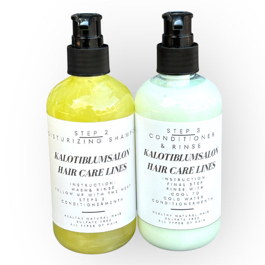 Rosemary Menth Shampoo Kit For Hair Growth -Moisture For all Types of Hair -Damage-Dry-Shedding-Nappy