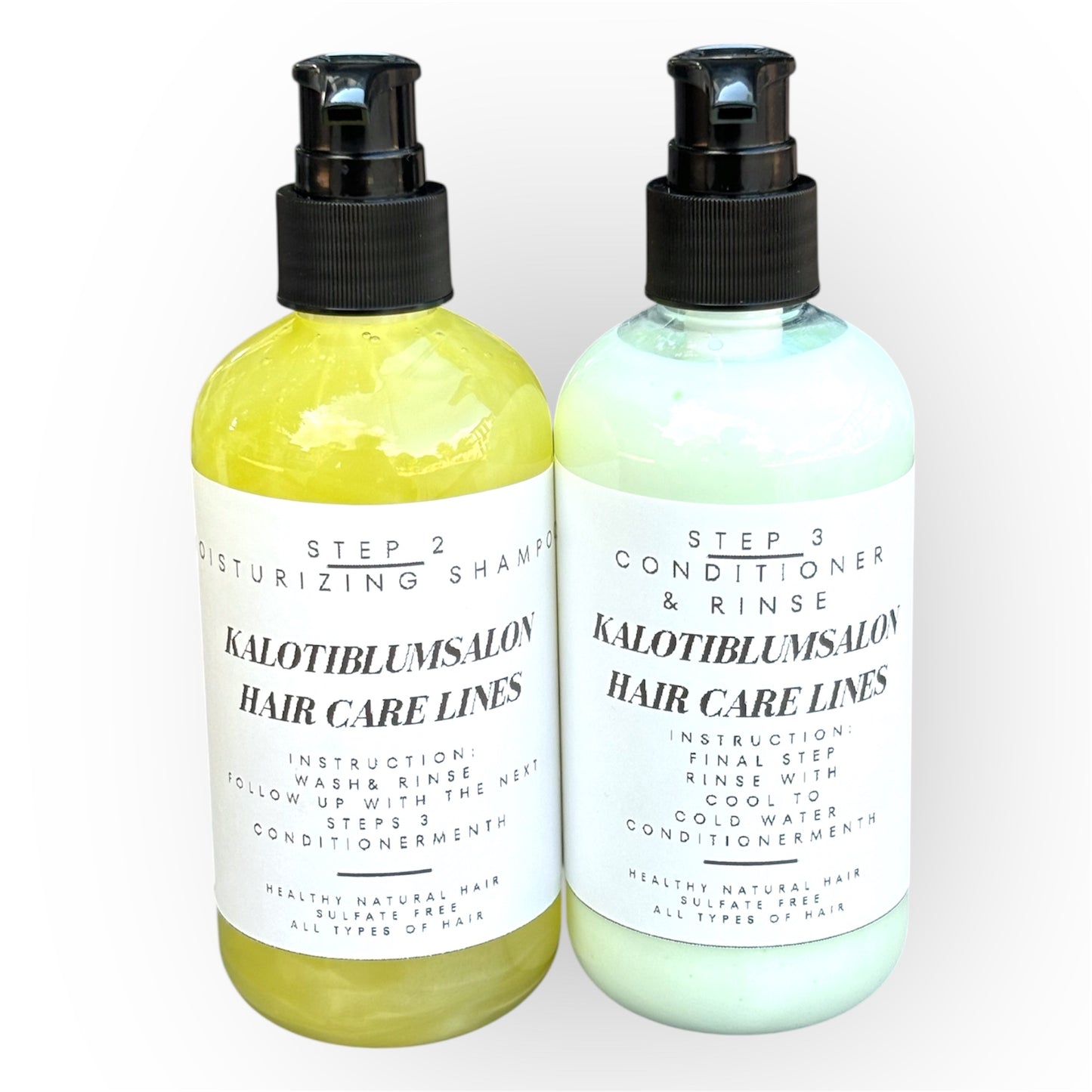 Rosemary Menth Shampoo Kit For Hair Growth -Moisture For all Types of Hair -Damage-Dry-Shedding-Nappy