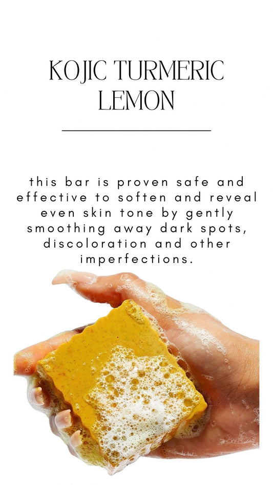 Turmeric Kojic Acid Brightening Bar Soap 3 Days Results